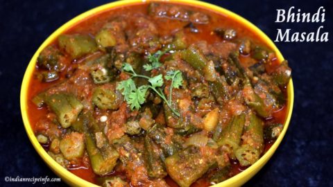 Bhindi Masala Recipe | Bendakaya Masala With Tips - Indian Recipe Info