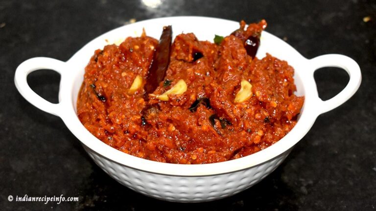 Pandu Mirchi Pachadi Recipe Archives - Indian Recipe Info